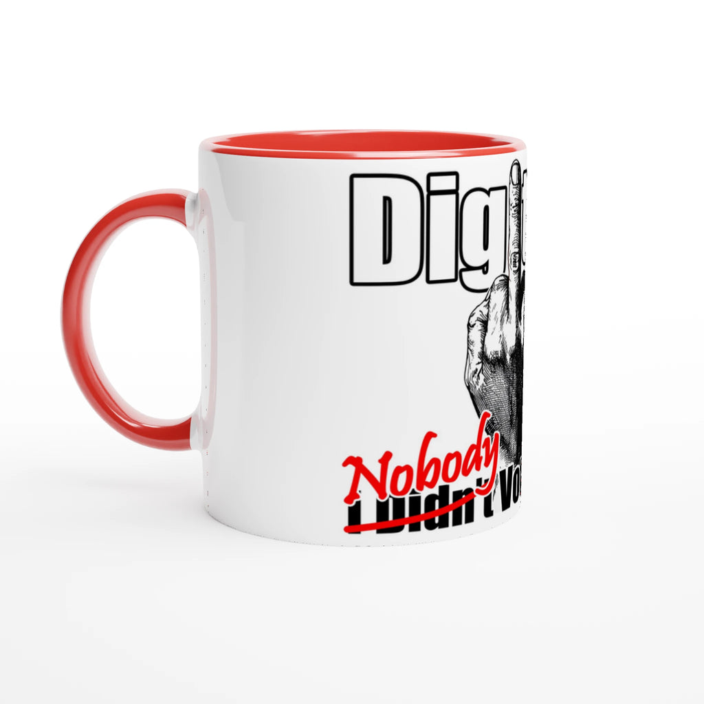 Digital ID: Posh 11oz Mug with black inside, handle and trim RH