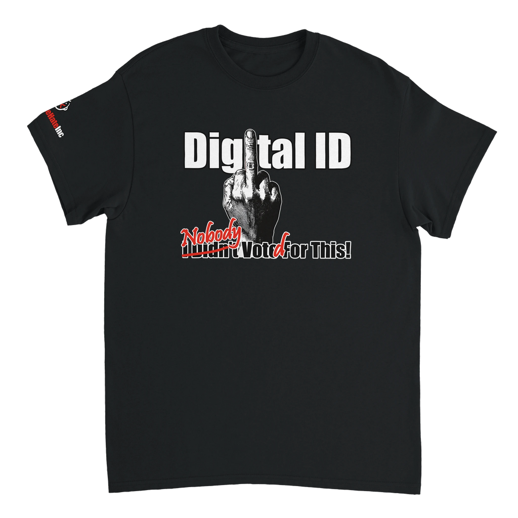 Digital ID: How Much t-shirt, black, front