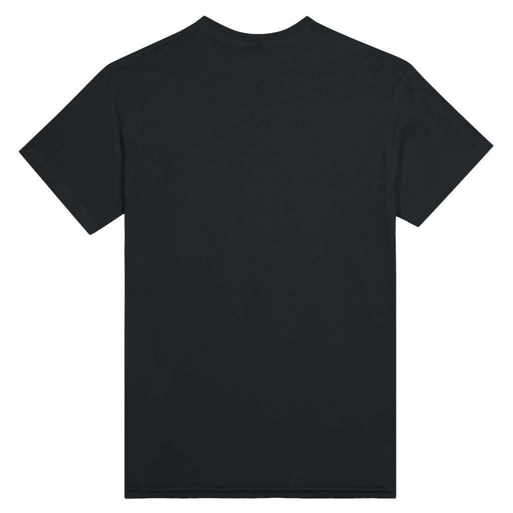 Digital ID: Simple t-shirt, black, back
