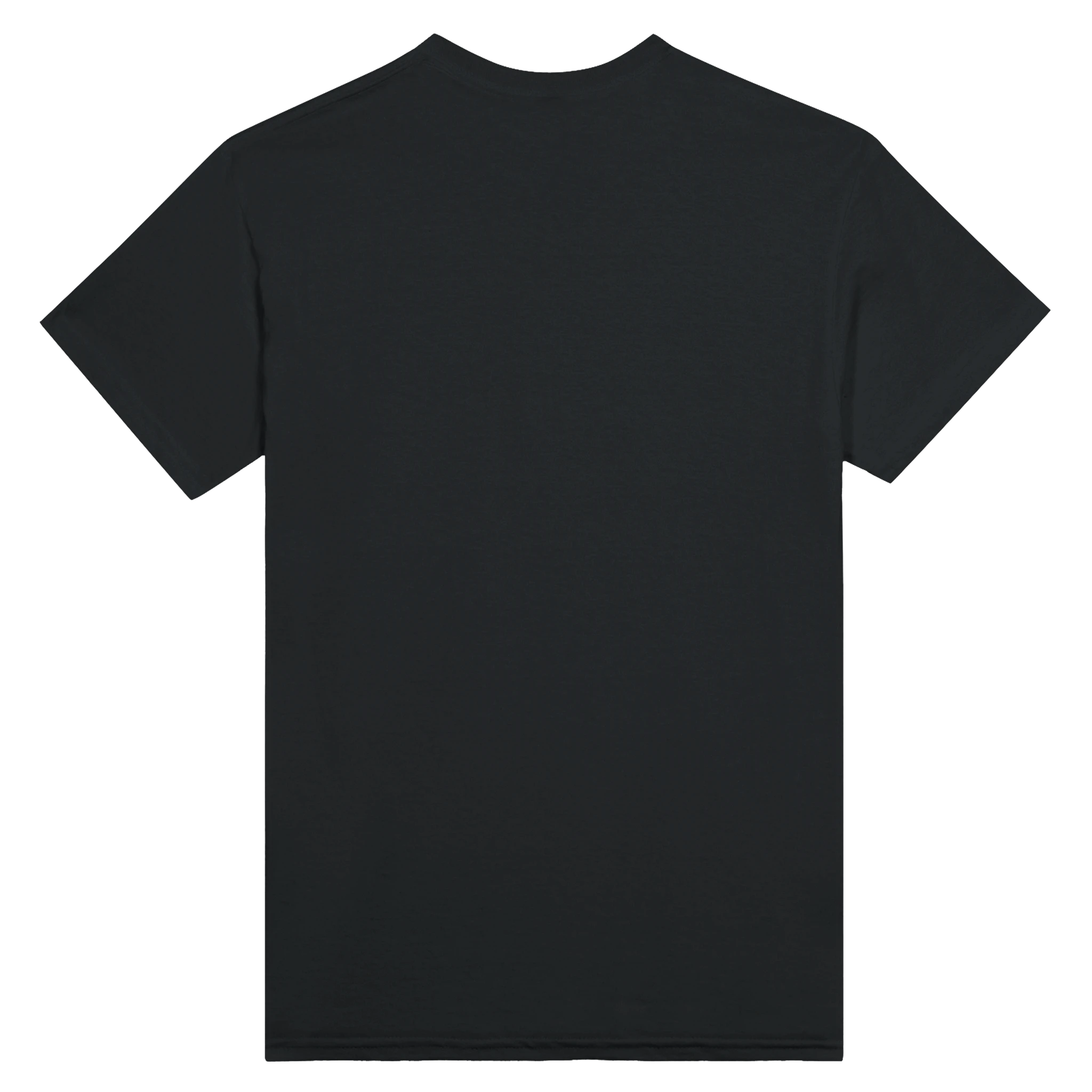 Digital ID: Simple t-shirt, black, back